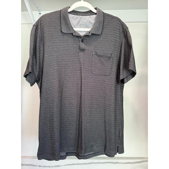 Van Huesen Flex Polo Size‎ XL Classic Fit Charcoal - Picture 1 of 5